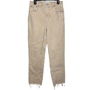 Abercrombie & Fitch jeans 90s straight ultra high rise Beige women’s size 29